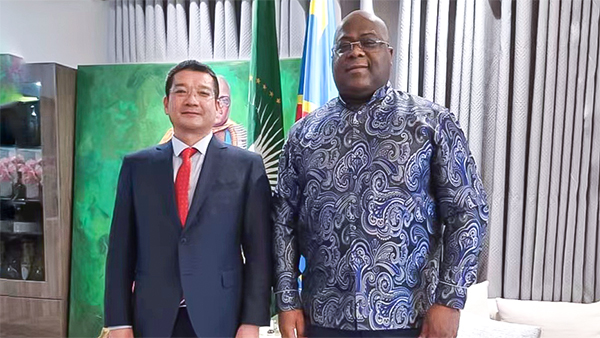 齐赛凯迪总统会见邹来昌：紫金是刚果（金）充分信赖的战略合作伙伴