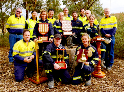 诺顿金田矿山救护队夺西澳洲矿山地面应急救援比赛冠军