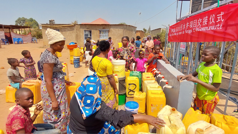 刚果（金）卡瑞鲁项目捐建社区深水井 助力村民饮水计划